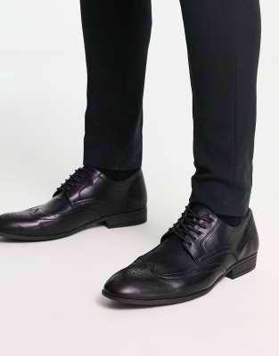 asos brown brogues
