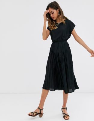 cheap black midi dress