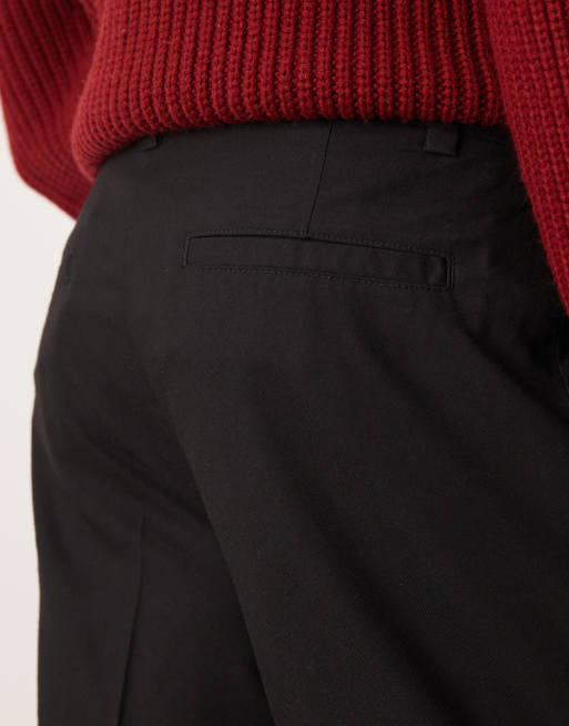 New Look pleated smart trouser in black, 4 of 5