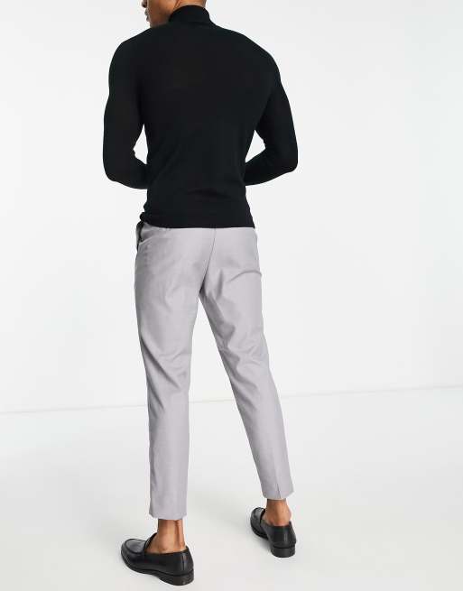 New Look pleated smart trousers in grey, 2 of 4