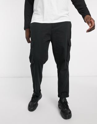 black cargo pants new look