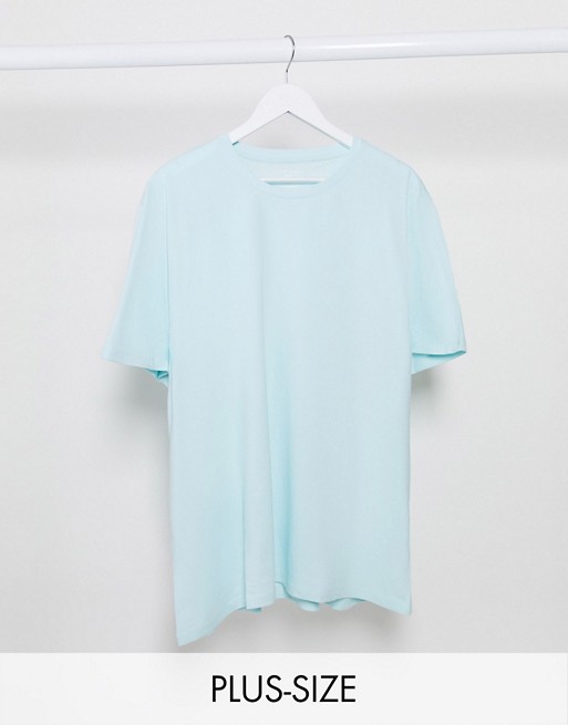 New Look Plus crew neck t-shirt in mint green
