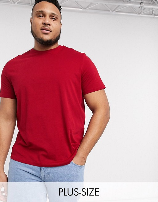 New Look PLUS crew neck t-shirt in red