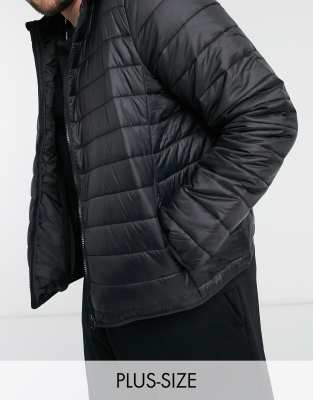 plus size black puffer jacket