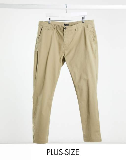 chino plus size pants