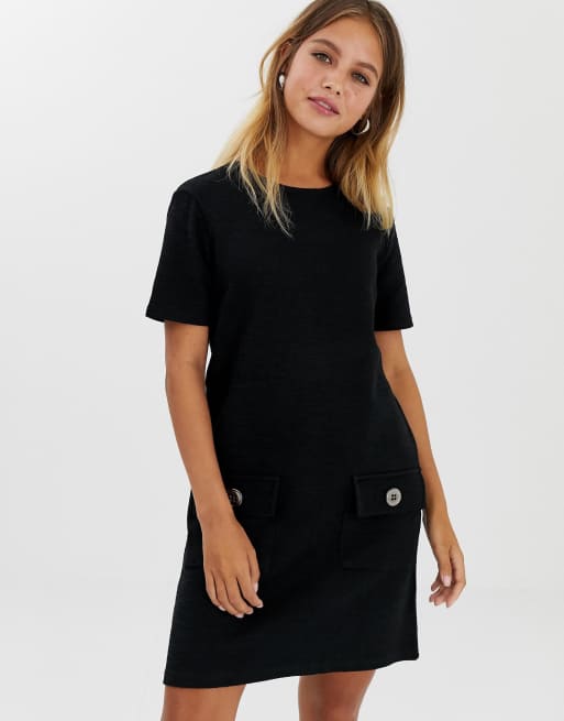 New look 2025 black tunic dress