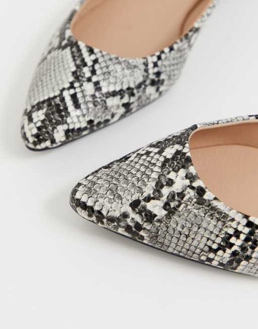 New look sale snake print shoes