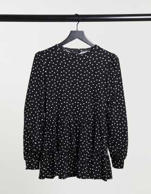 polka dot smock