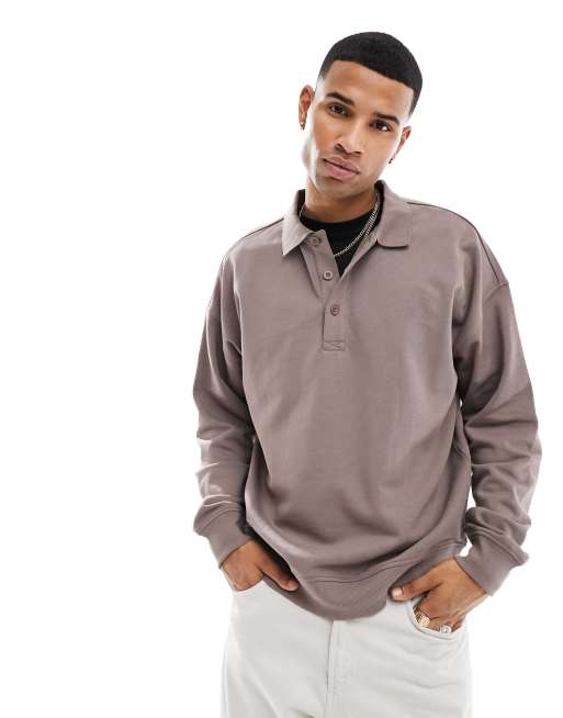 Brown polo sweat store suit