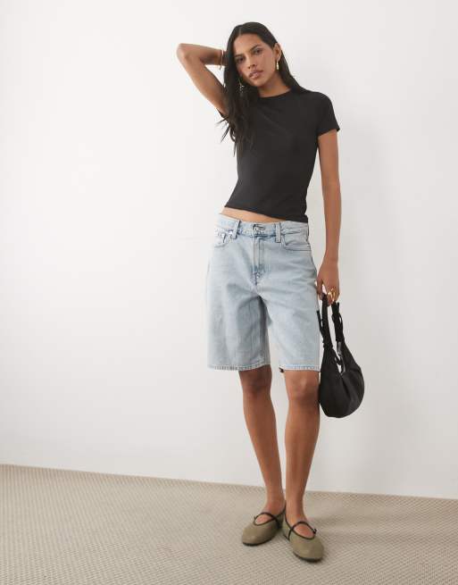 New Look polyamide tee in black, 3 of 4