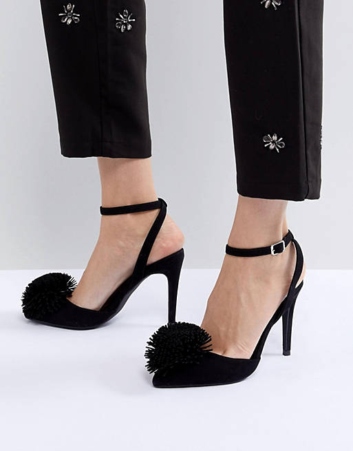 New Look Pom Point Court Shoe