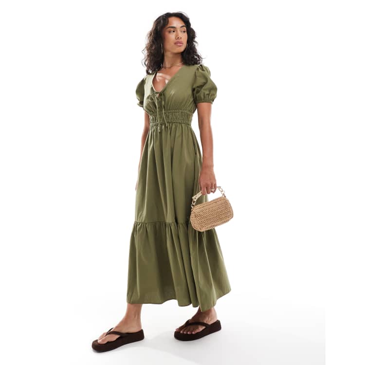 Pink Smock Neck Dress 2025 Women V Neck Shirt Dress Summer Short Sleeve  Casual Vacation Dresses