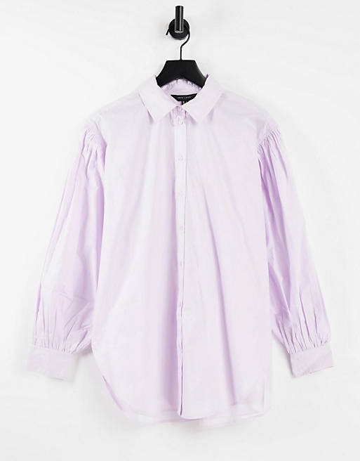 Women Shirts & Blouses/New Look poplin shirt in lilac 