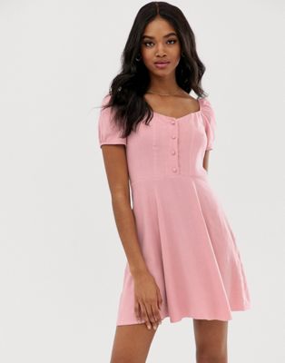 new look pink dress