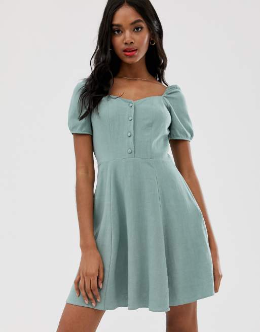 New look shop mint green dress