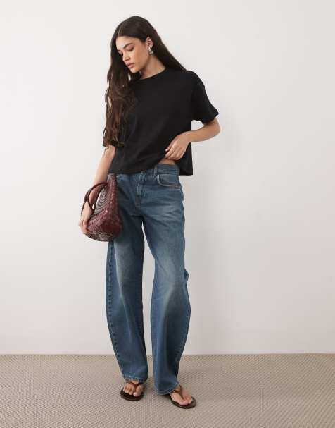 New Look premium boxy tee in black - view 1