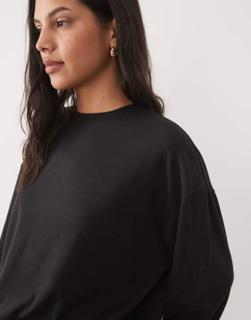 New Look Premium cosy jumper co-ord in black, 3 of 4