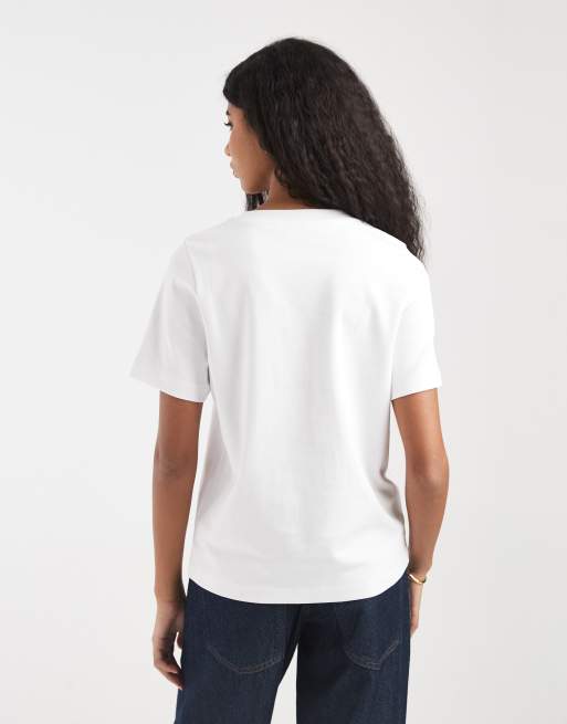 New Look premium GF tee in white, 4 of 4