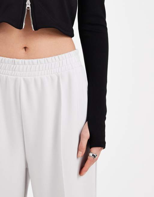 New Look - Premium - Grå joggingbukser med brede ben, 3 af 5