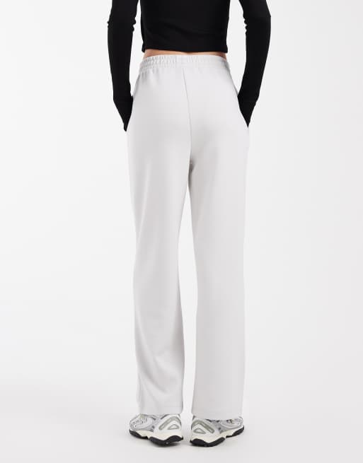 New Look - Premium - Joggingbroek met wijde pijpen in grijs, 5 van 5