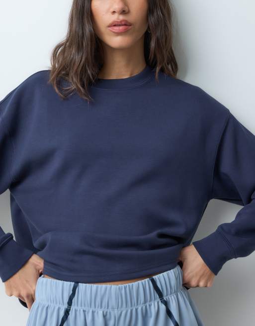 New Look Premium sweatshirt co-ord in navy, 2 of 4
