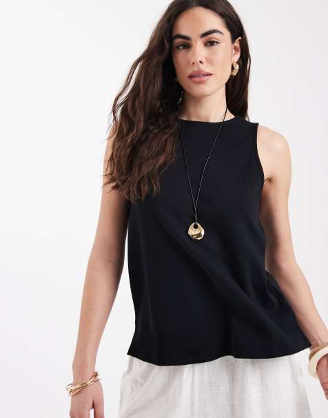 New Look - Premium tanktop in zwart - view 1