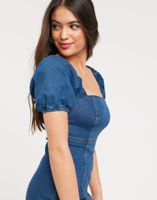 new look jean dress