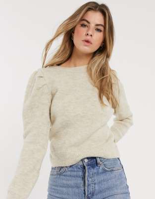 puff sleeve sweater