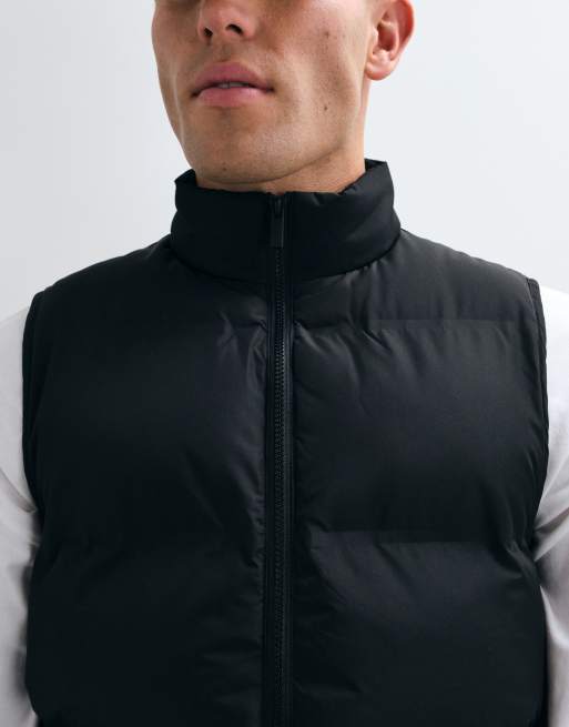 New Look puffer gilet in black , 4 of 5