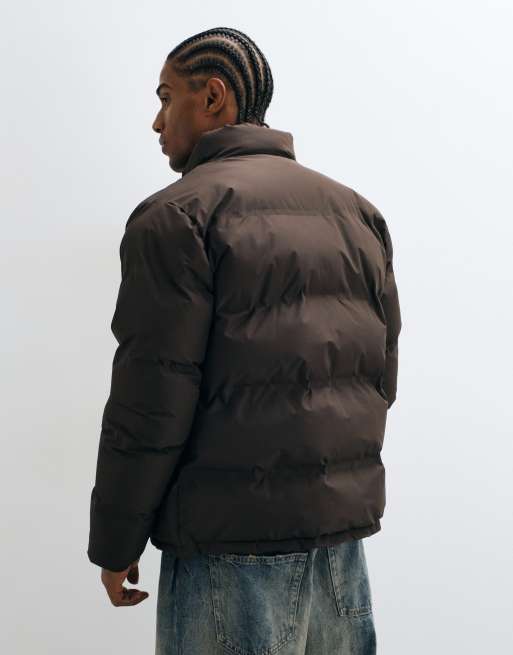 New Look puffer jacket in brown, 5 of 5