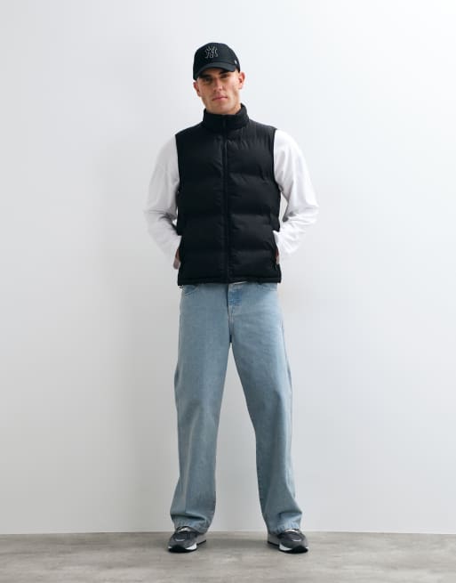 New Look puffer vest in black, 5 of 5