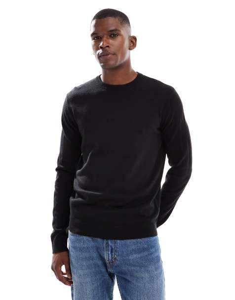 New Look - Pull ajusté - Noir - view 1