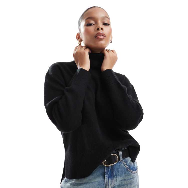 T-shirt Fille New Look - Rayé Noir, Col Rond, Manches Courtes, Taille M (14-16 Ans)