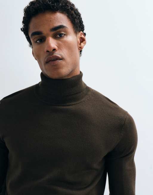 New Look pull en maille à col roulé noir, 3 de 5