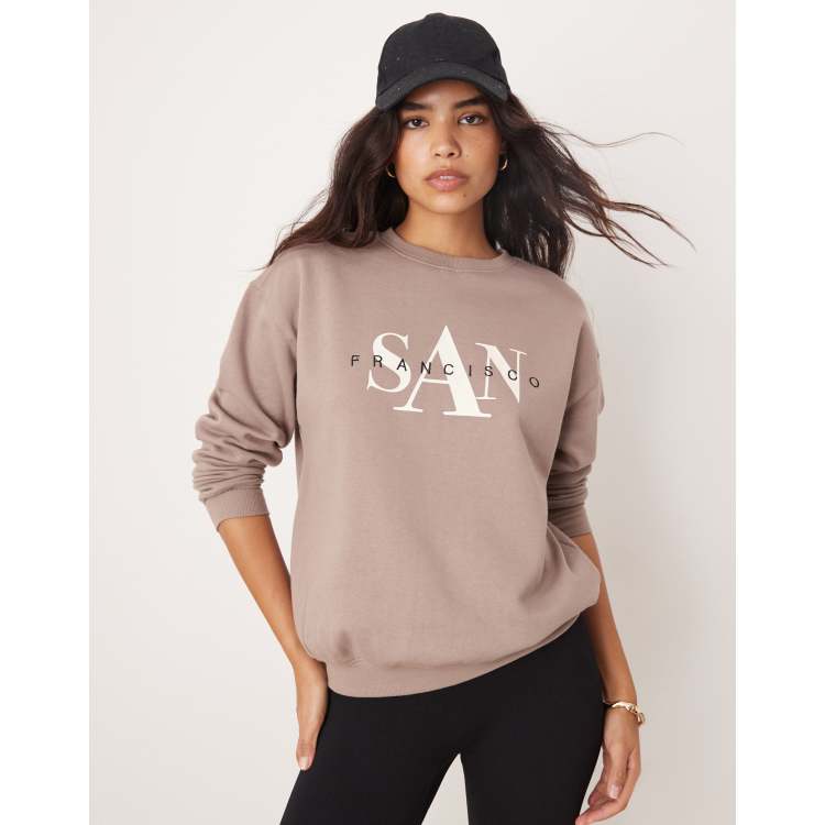 Crop Pullover Pullover New York Aufschrift New Look – Pullover In