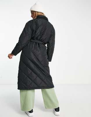 new look black raincoat