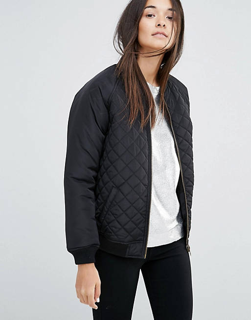 New Look Quilted Bomber Jacket | ASOS