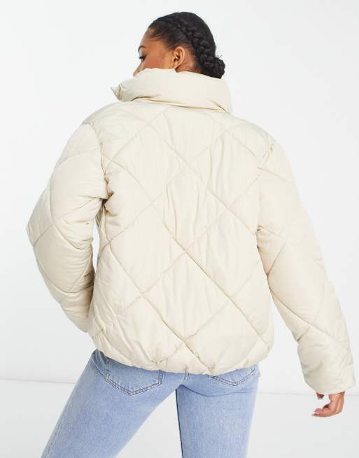 DIAMOND QUILT DOWN JACKET GIA, 49% OFF