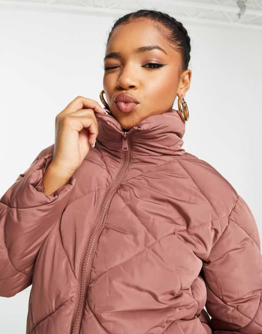 Boxy hooded puffer discount jacket