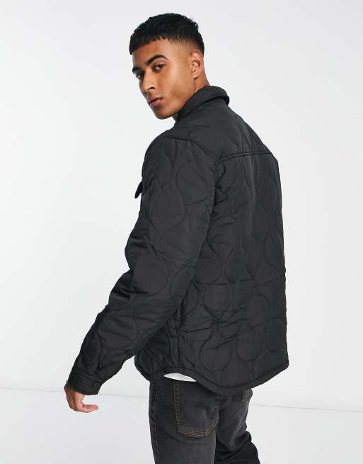 Esprit Quilted Body Jacket In Navy, $37, Asos