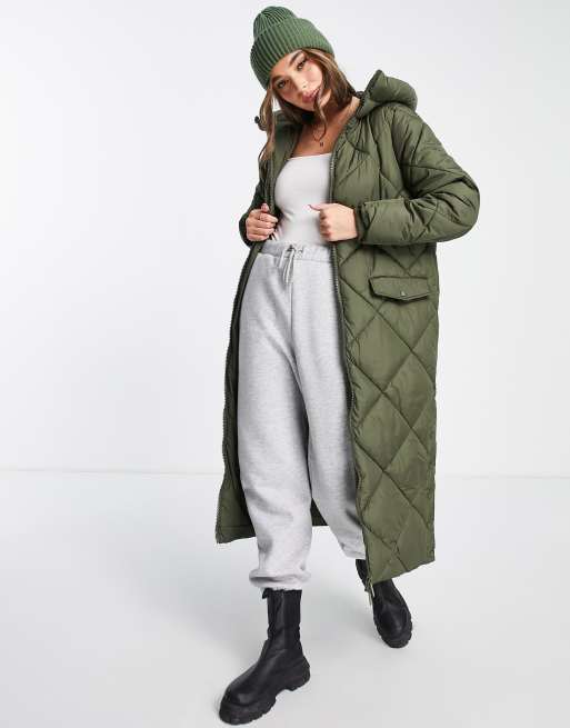 Aveline Quilted Puffer Wrap Coat