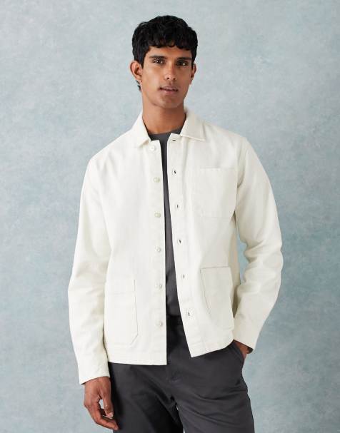 New Look - Råhvid overskjorte i twill - view 1