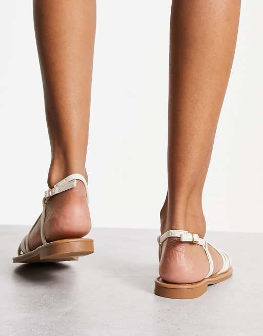 New Look - Råhvid sandal med stropper, 4 af 4
