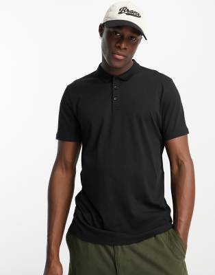 New Look regular fit polo shirt in black - ASOS Price Checker
