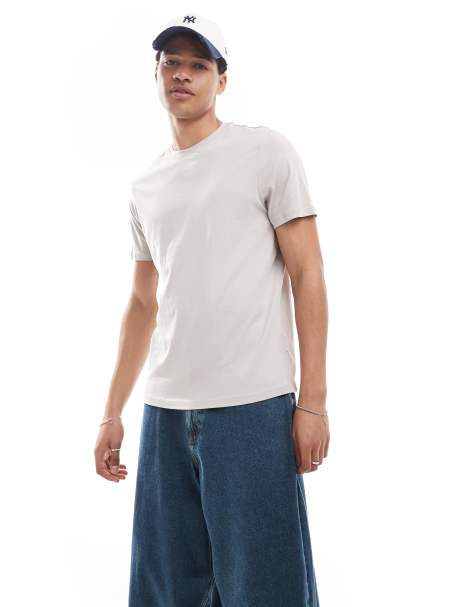 New Look regular fit t-shirt in stone