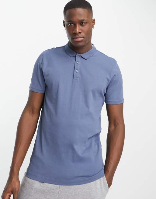 New Look regular polo shirt in navy