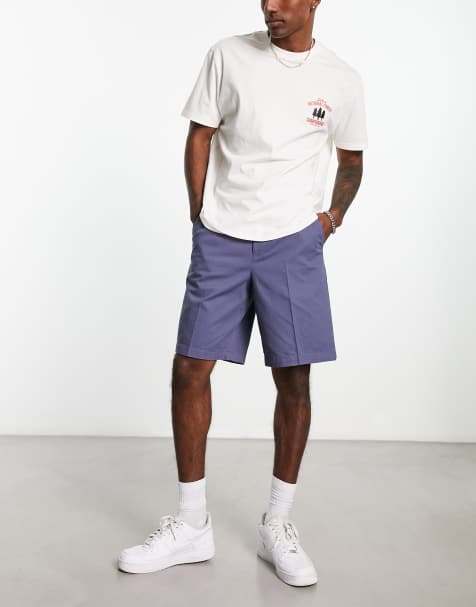 New Look relaxed fit bermuda shorts in blue - view 1