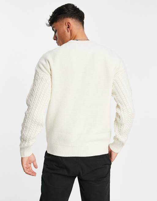 Off white logo discount sweater