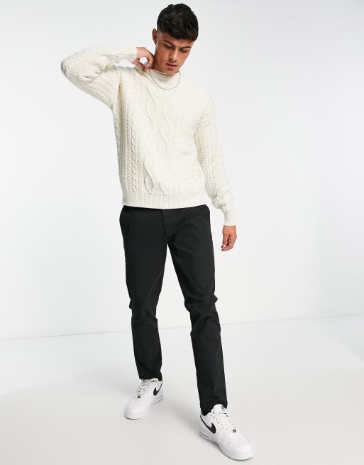 Off white best sale crew neck sweater