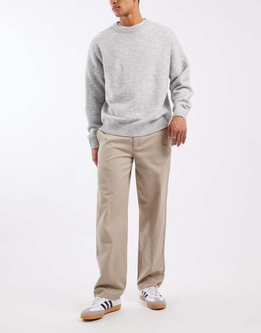 New Look relaxed fit chinos in stone, 2 of 5